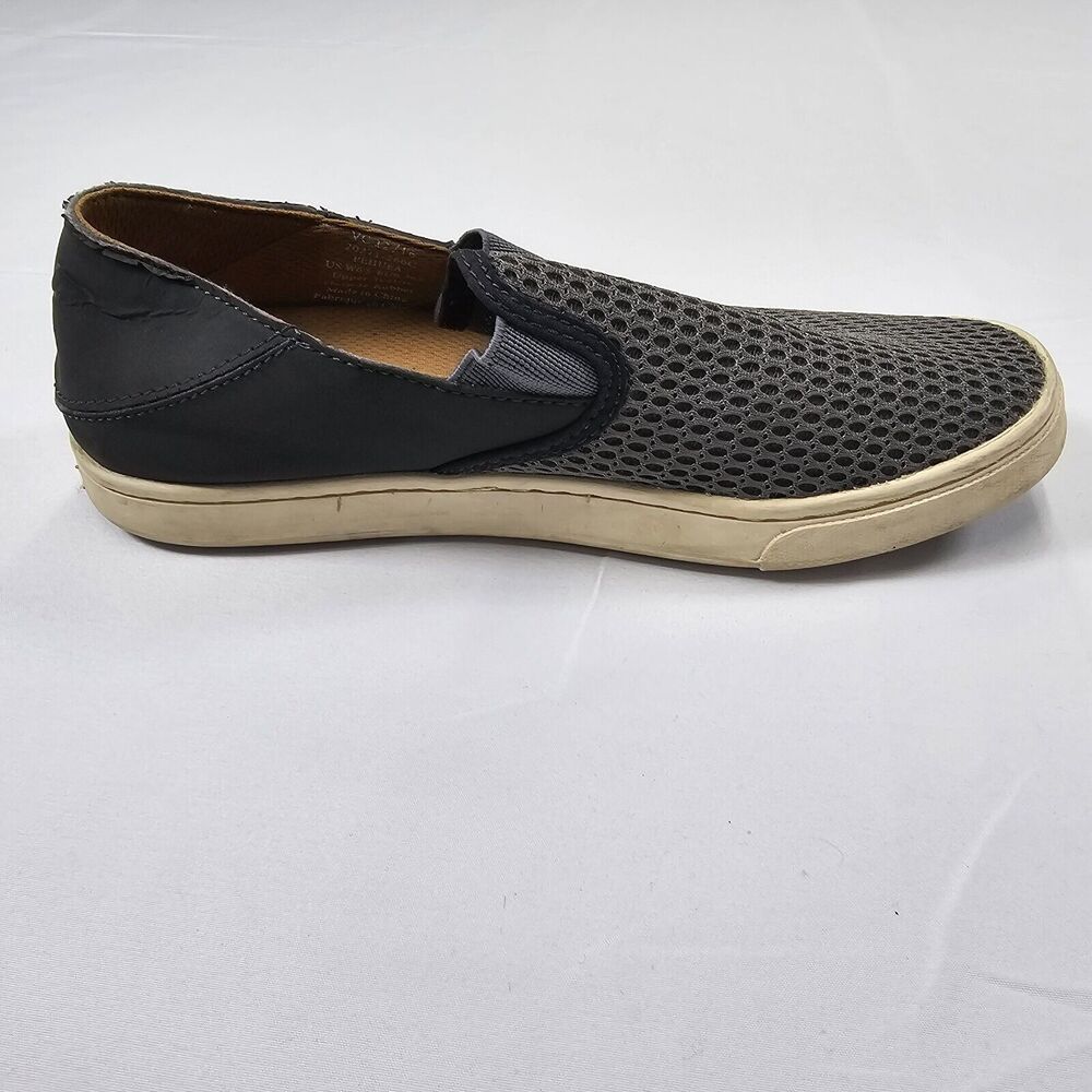 Olukai Women's Gray Slip On Pehuea Mesh Casual Comfort Low Top Size 6.5 - Picture 8 of 10